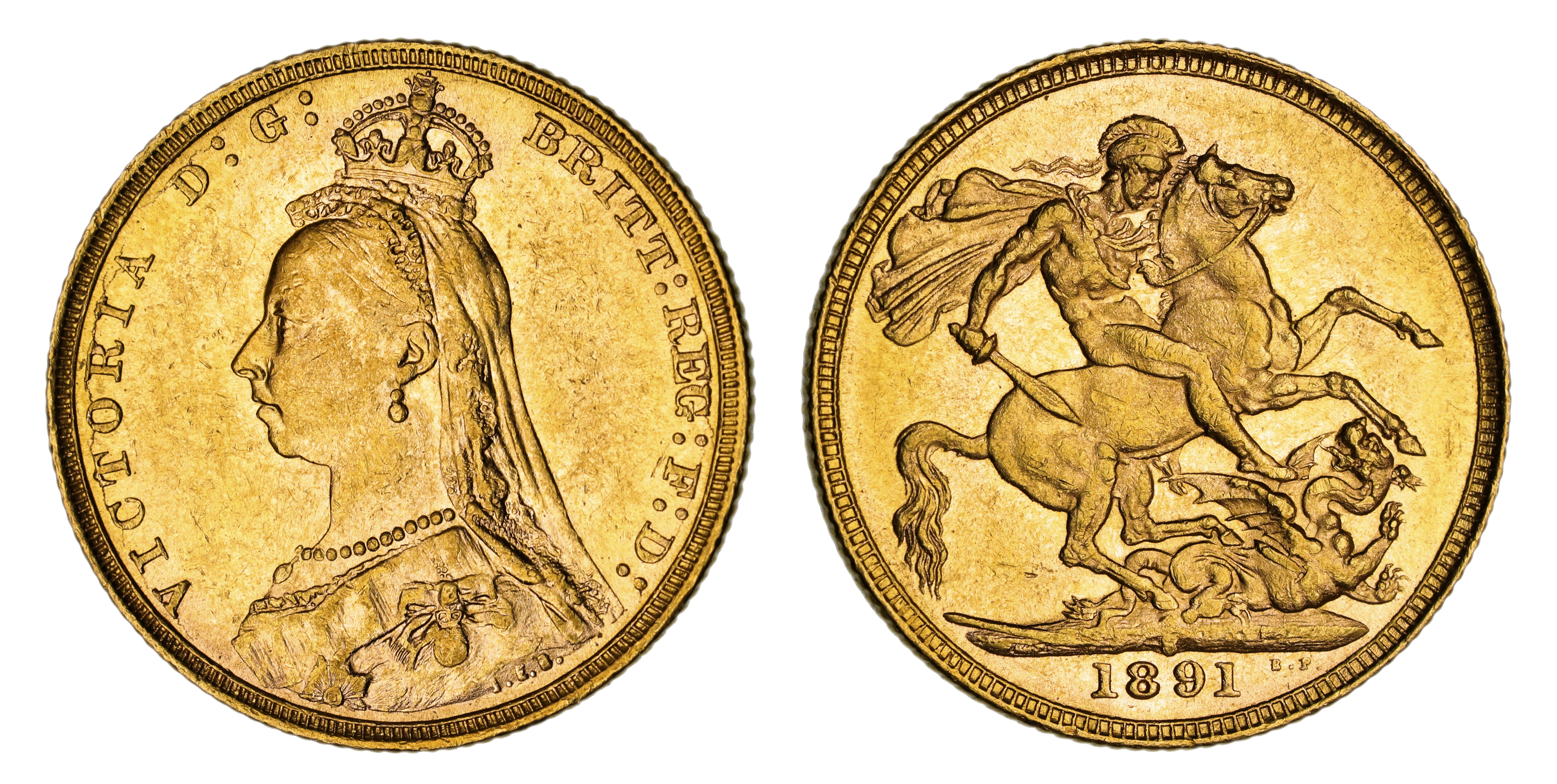 Victoria, St. George Reverse - Sydney Mint - Jubilee, Sovereign, 1887, EF