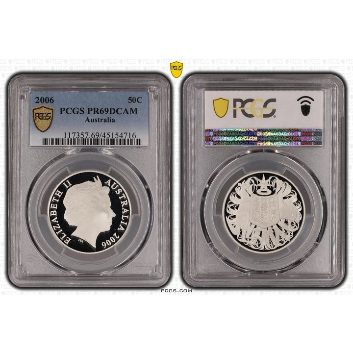 2006 Australia Fifty Cent, 50c PCGS - PR69DCAM -716