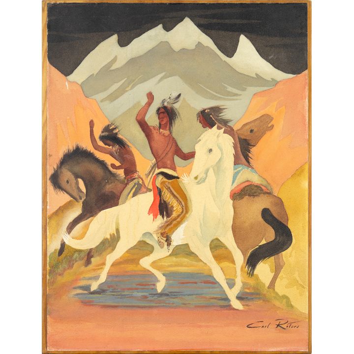 Carl Roters (1898-1989), On the War Path