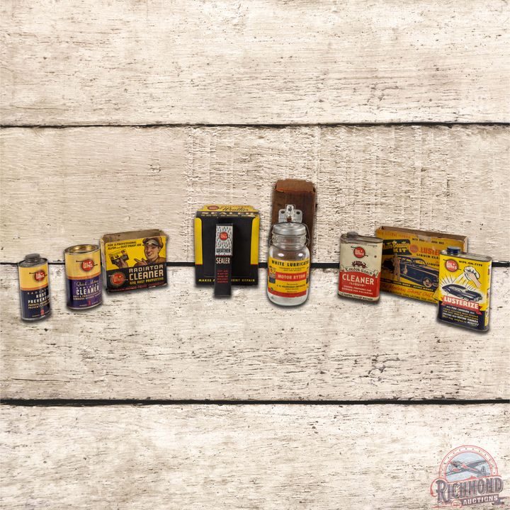Whiz NOS Group Cans Bottles w/ Boxes