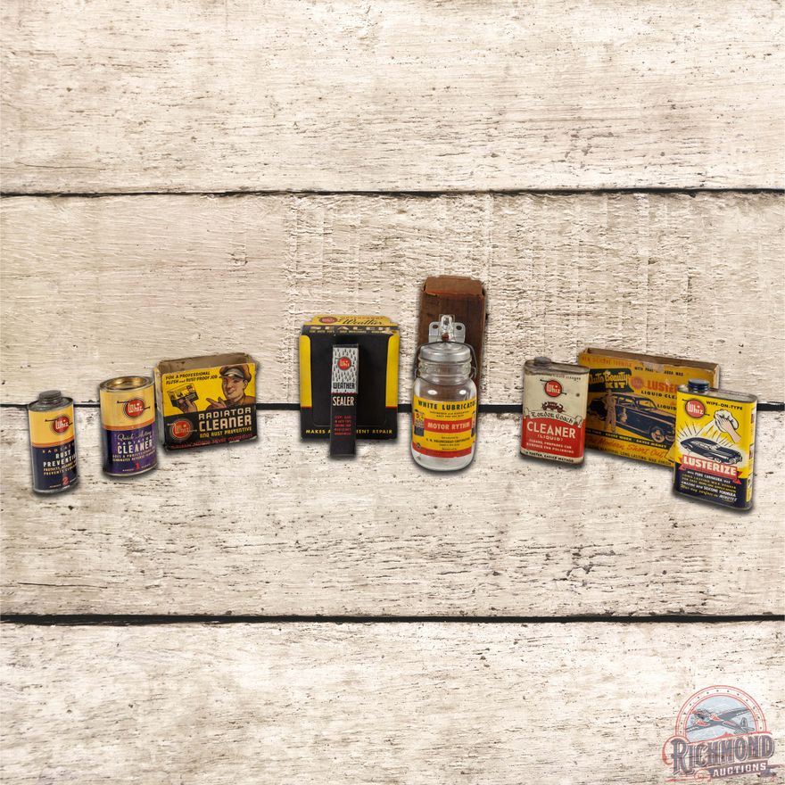 Whiz NOS Group Cans Bottles w/ Boxes