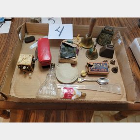 Small bells, product containers and small collectibles