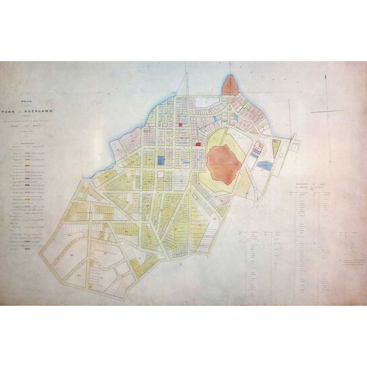 HEAPHY, CHARLES - Plan of the Town of Auckland