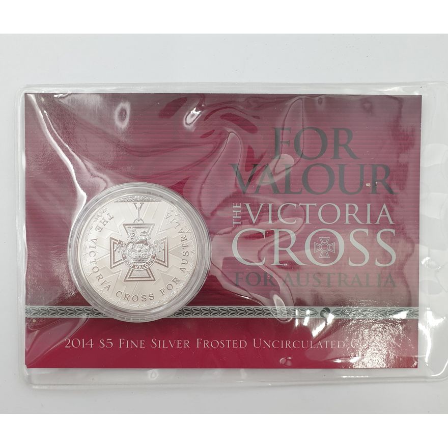 Silver 1oz Vic. Cross Unc. Coin