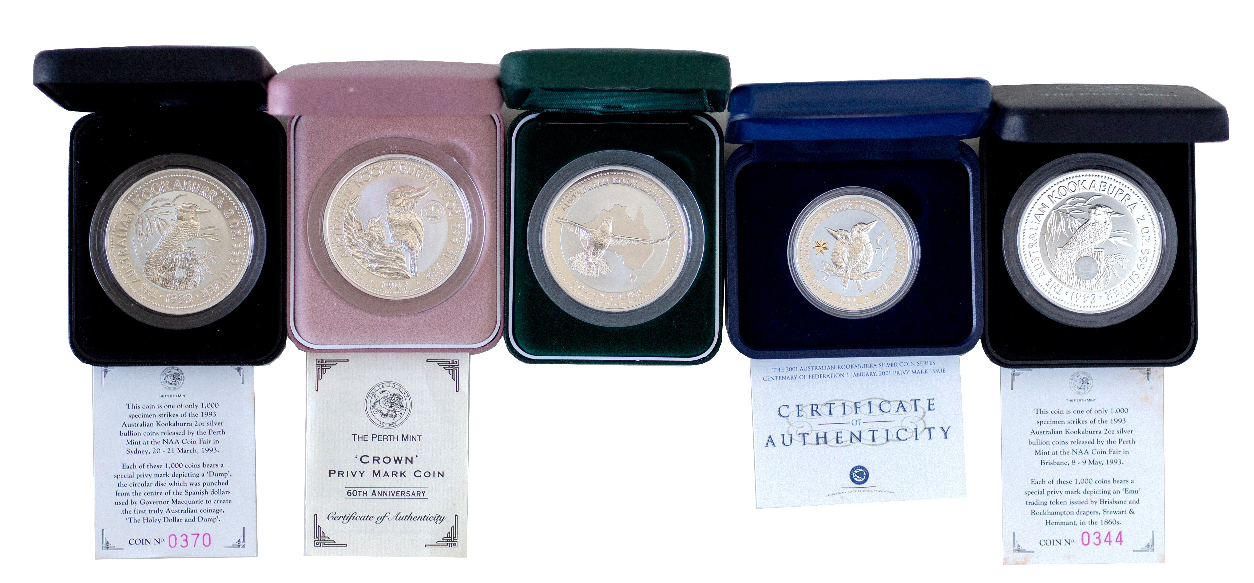 Accumulation, Elizabeth II, Two Dollars, 1993 - 2002, FDC