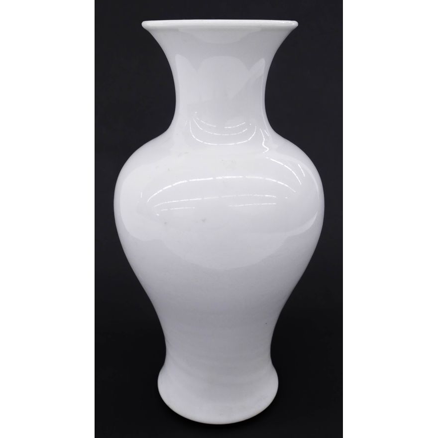 Chinese Qing Blanc de Chine Dragon Vase