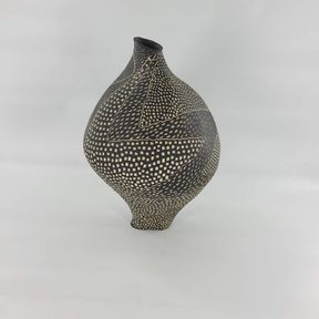 Beautiful Native American Navajo Pottery Vase - Large Signed J. Johnson (Judy Johnson)