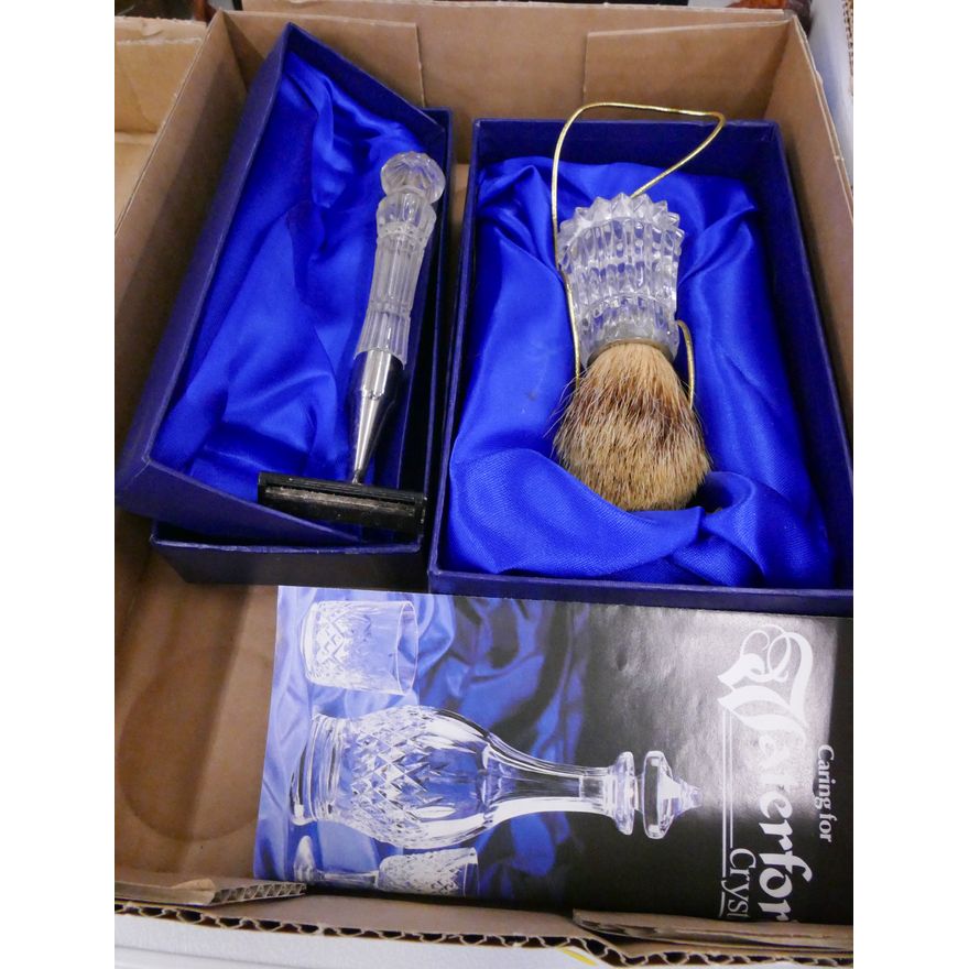Box Waterford Shaving Brush and Razor