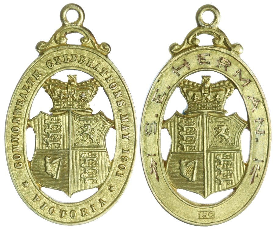 15ct 1901 Gold Fob for Victoria