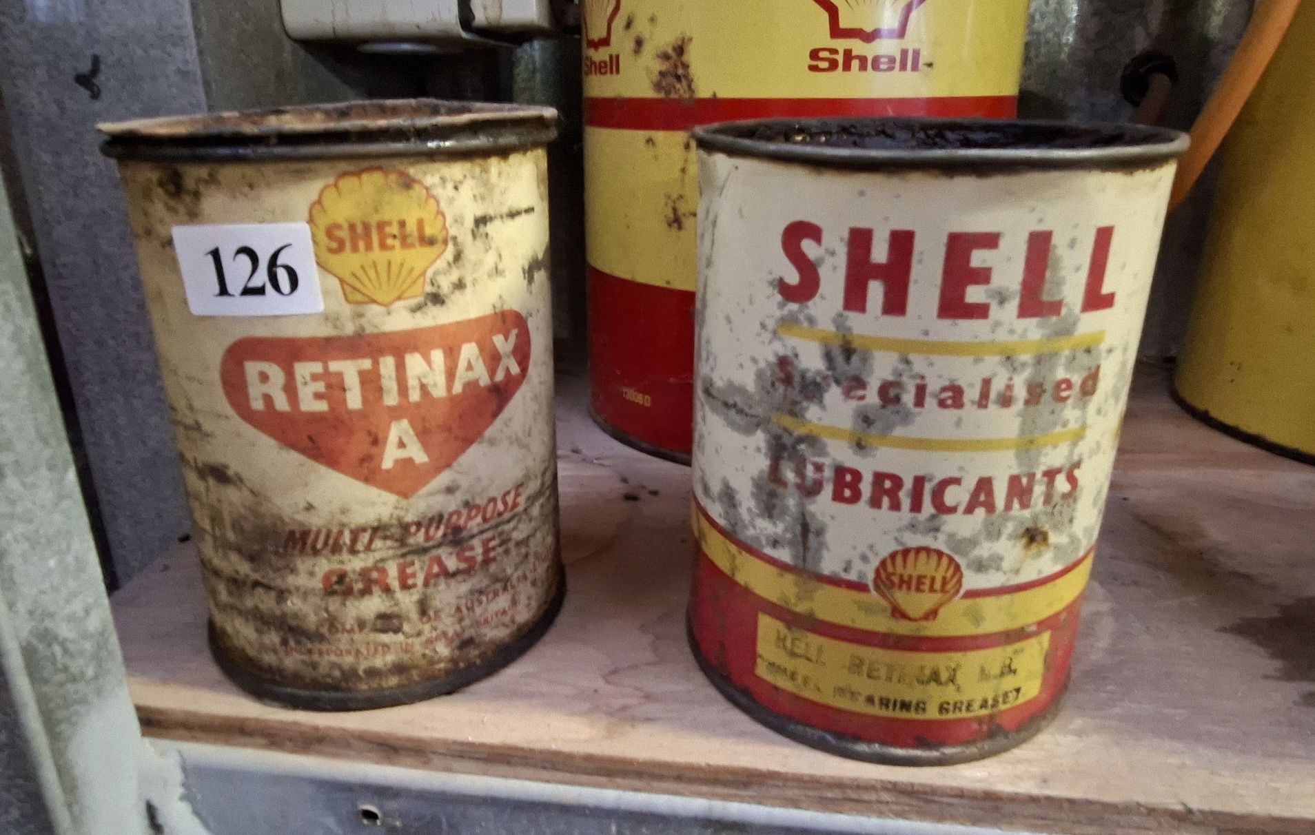 Shell Grease Tins
