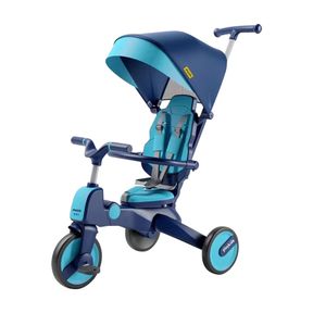 3 in 1 Foldable Glitzy Trike Baby Stroller 360 Degree Rotating Seat |
