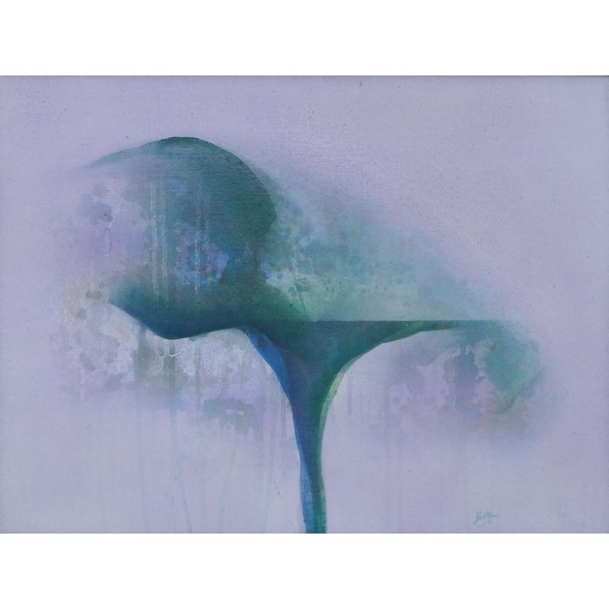 James Leong ''Little World Pinking'' 1970 Mixed Media