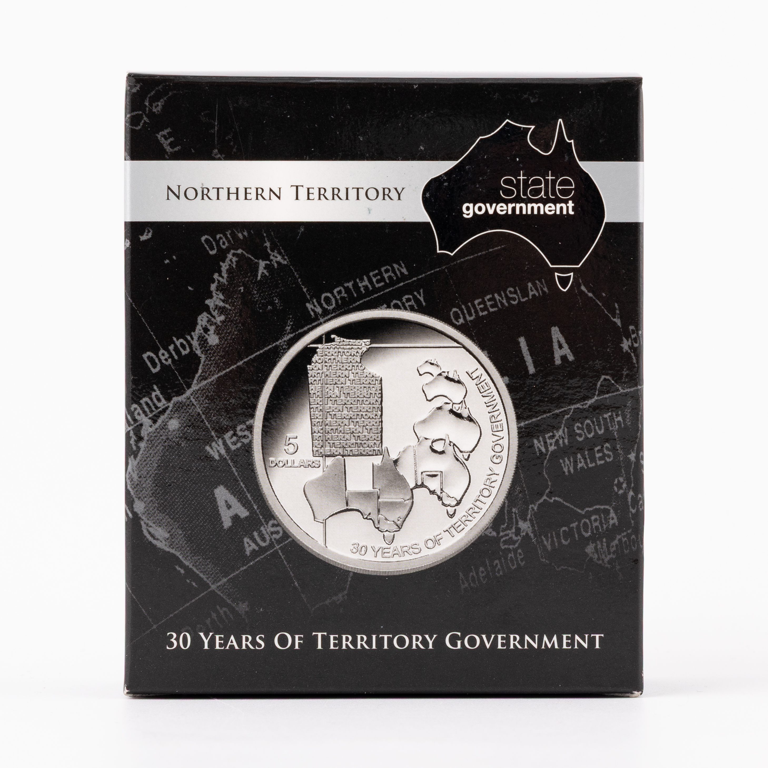 Elizabeth II, RAM - Northern Territory 30 Yrs of Government, Five Dollars, 2008, FDC