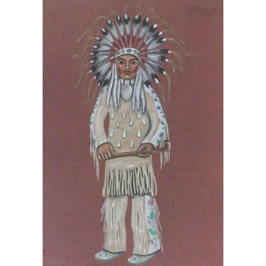 Helmi Juvonen ''Ceremonial Costume'' (Indian)