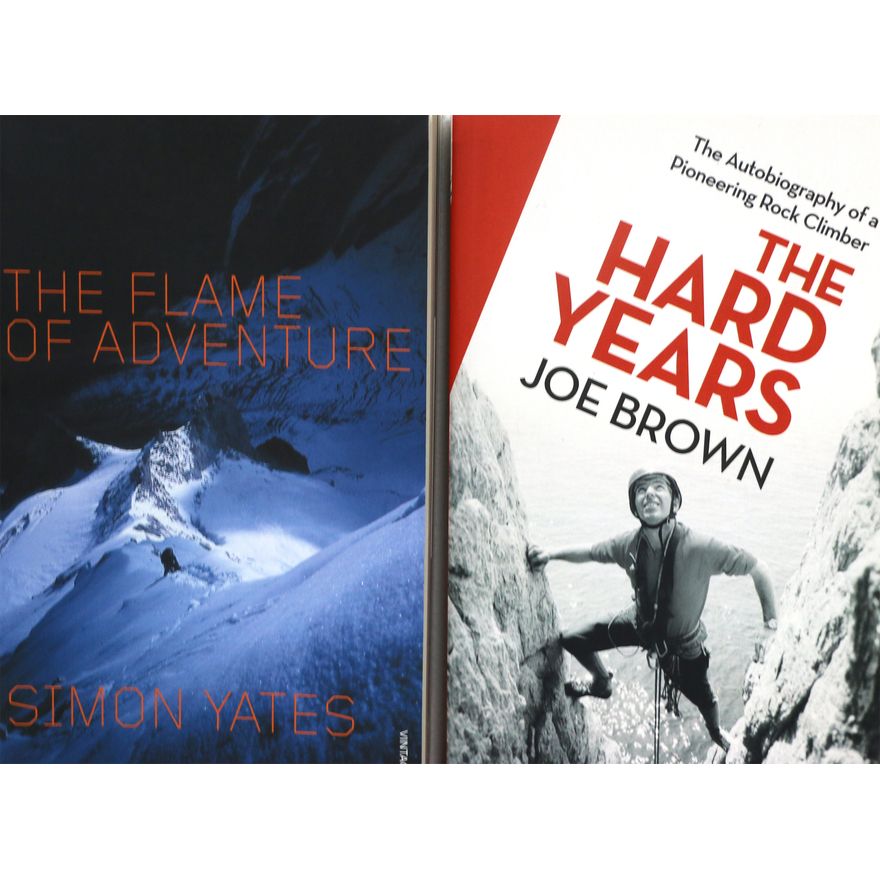 BROWN, JOE [2 signed titles], The Hard Years. The autobiography of a Pioneering Rock Climber.