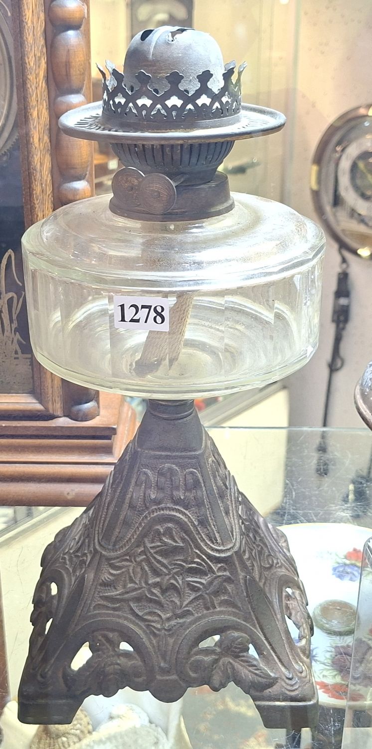 Glass Oil Lamp