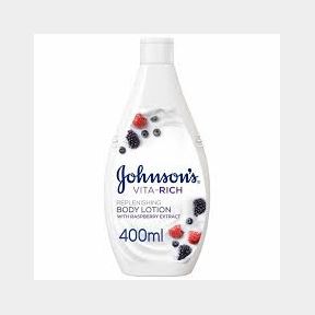JOHNSONS. Body Lotion. Vita-Rich. Replenishing. 400ml-50584/412 B1(S7)