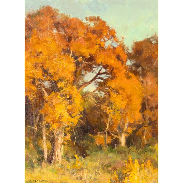Clyde Aspevig (1951- ), Autumn Trees
