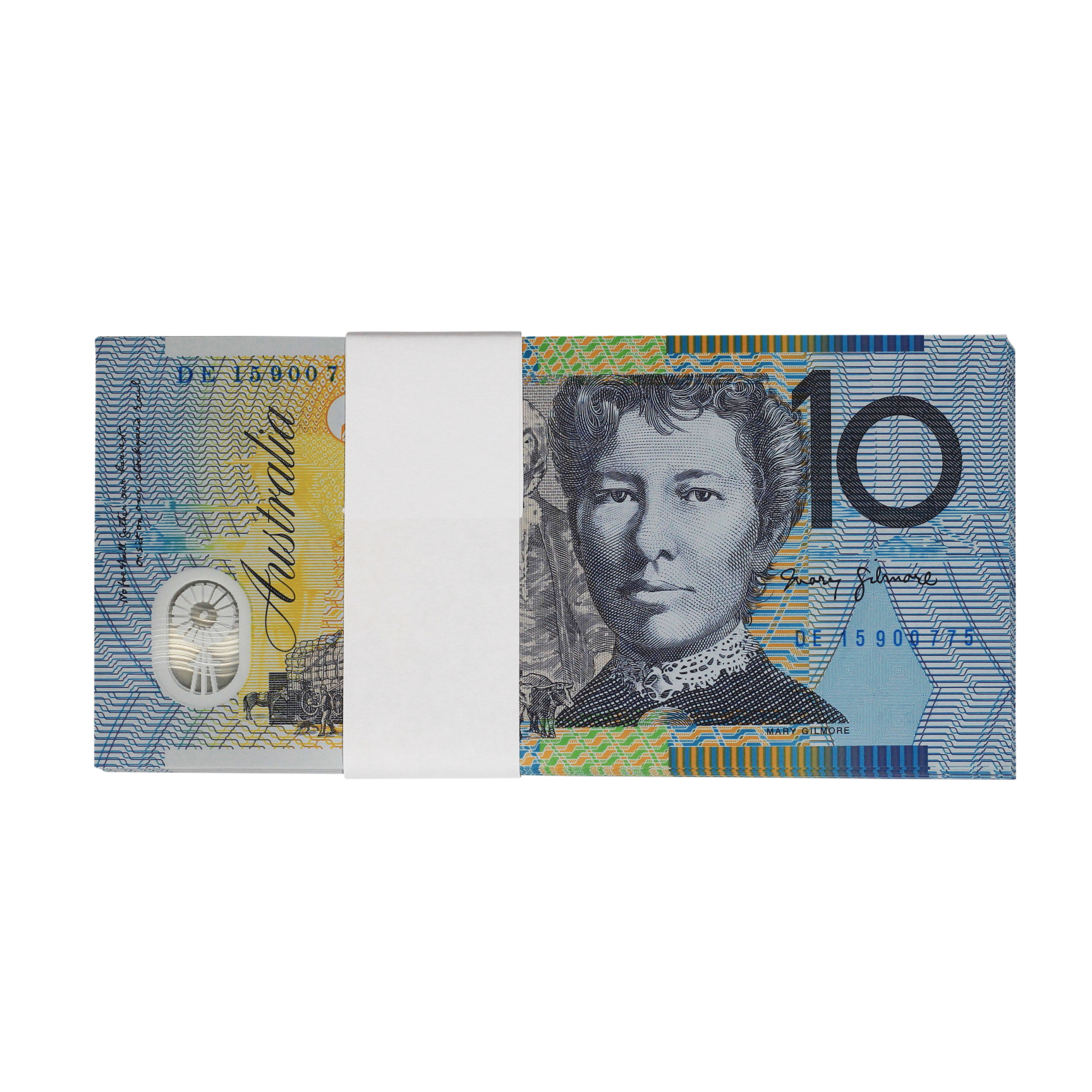 2188. · Bundle, Stevens/Fraser, Ten Dollars,  2015, UNC