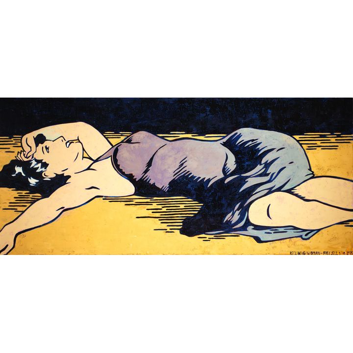 Dick Frizzell 'Reclining Woman'