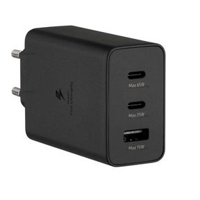 65W Super Fast Power Adapter Charger Black White With C to C Cable White 1 m |