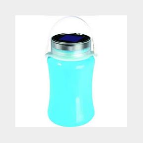 UltraTec - SLS Solar LED Silicone Water Proof Bottle Box - Green - 90mm x 90mm x 180mm - Blue- 51743/3449 SN
