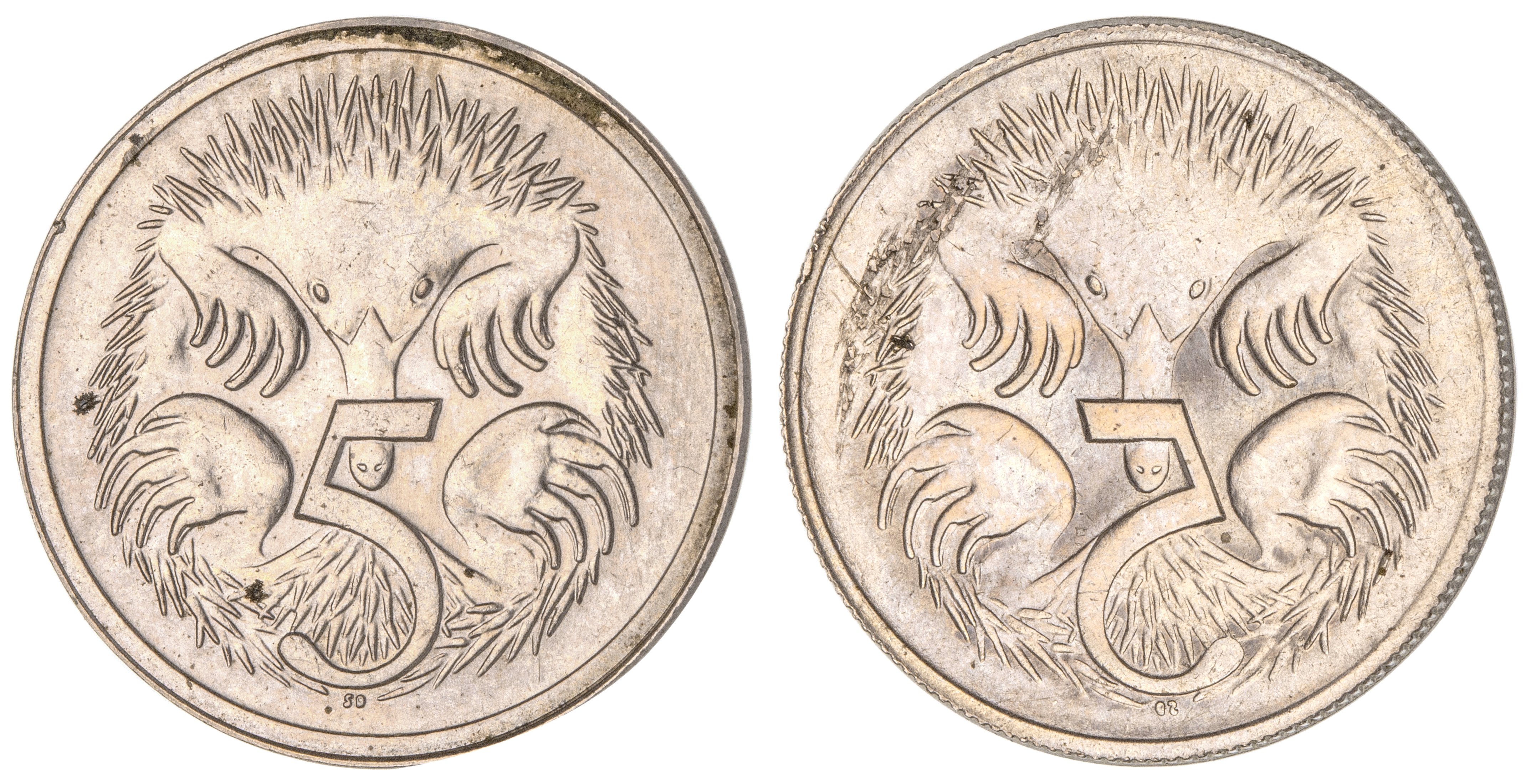 Elizabeth II, Five Cents UNC