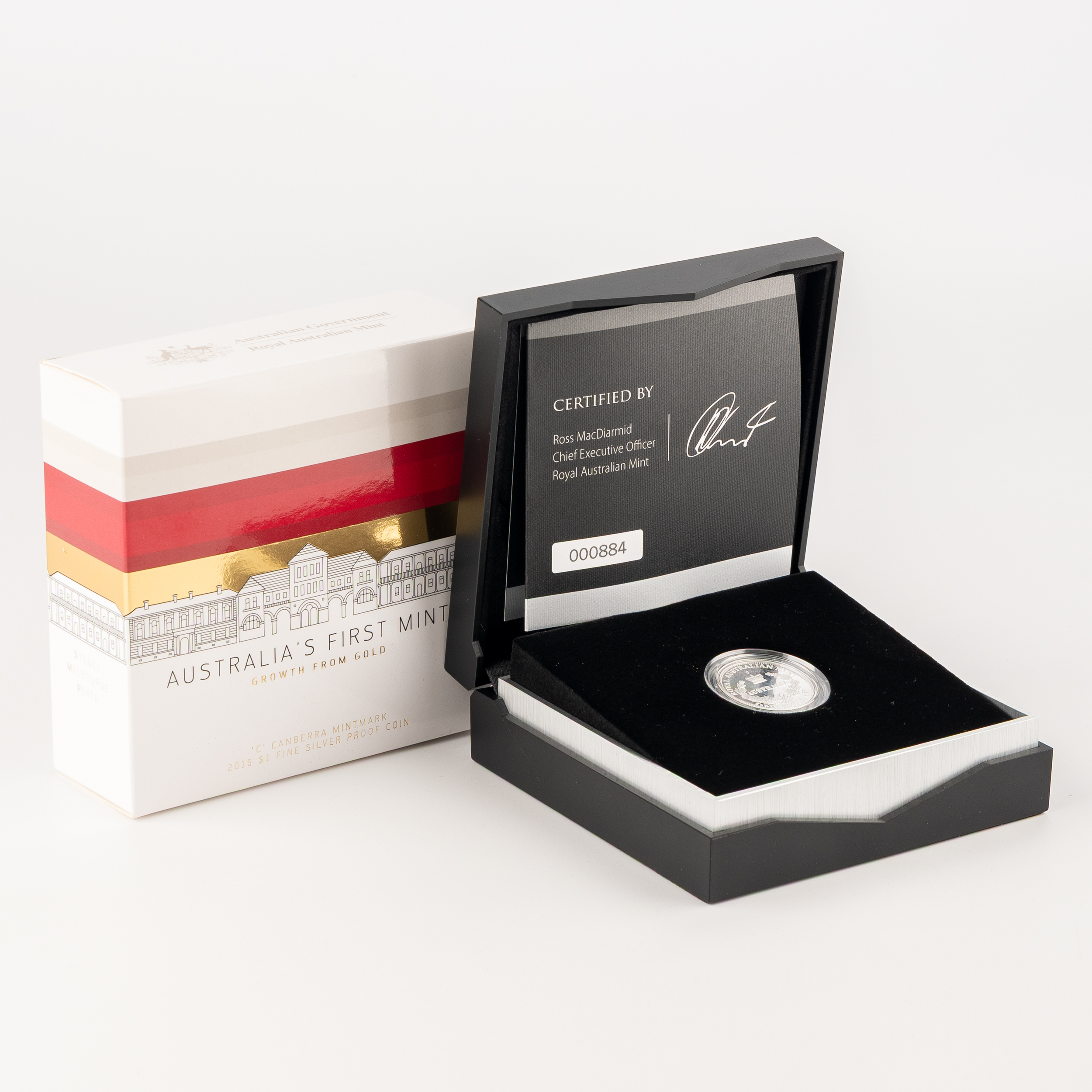Elizabeth II, RAM - Australia's First Mints, One Dollar, 2016, FDC