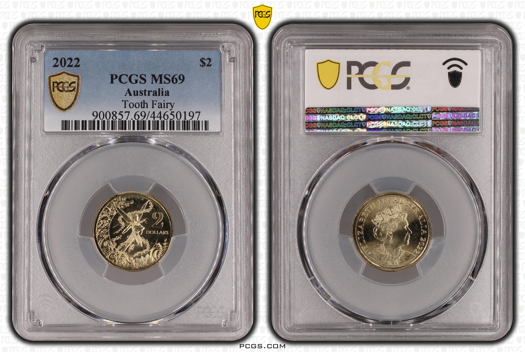 Tooth Fairy, Two Dollar, 2022, PCGS MS69