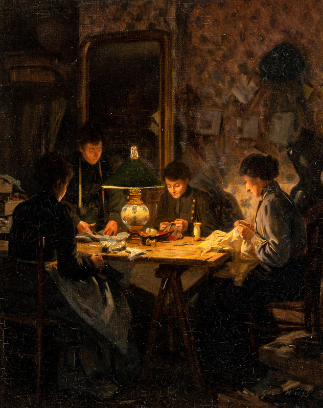 Emile Georges (Géo) Weiss
(French, 1861–1929)
La veille, 1903