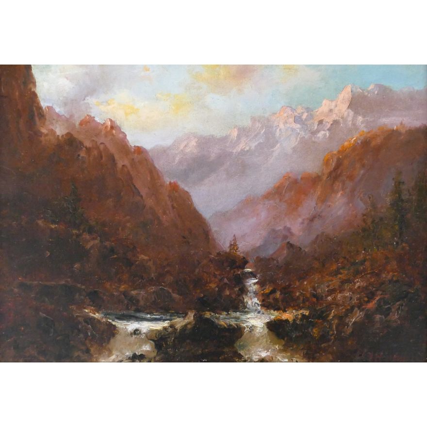 Charles Henry Harmon ''Taltac Gorge'' Oil