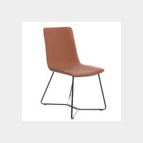 George and Mason - PU Dining Chair - Tan-51460/4860 B2 (S5) B D