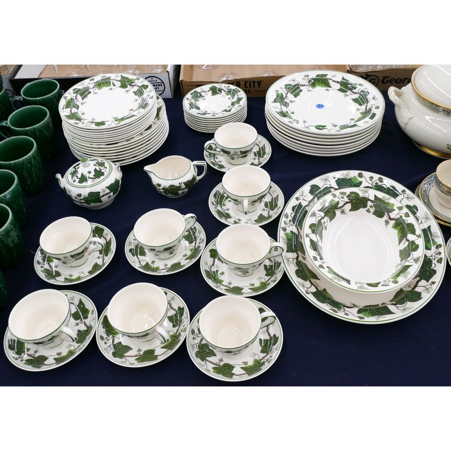 44pc Wedgwood ''Napoleon Ivy'' Dinnerware