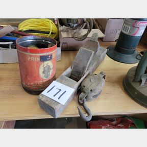 Antique Wood Plane, Block and Other Related Tools