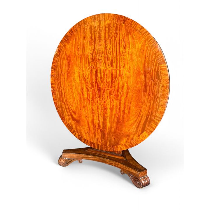 A Regency mahogany breakfast table
