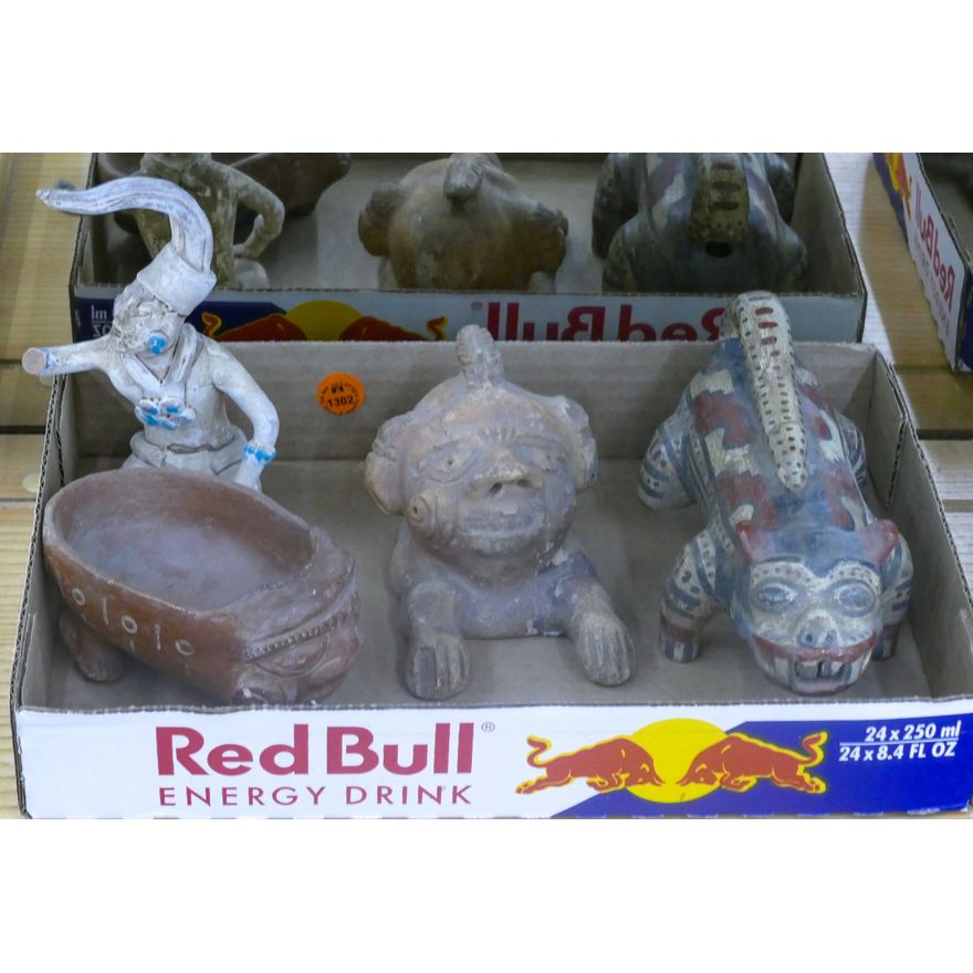 Box 4pc Pre Columbian Style Figures