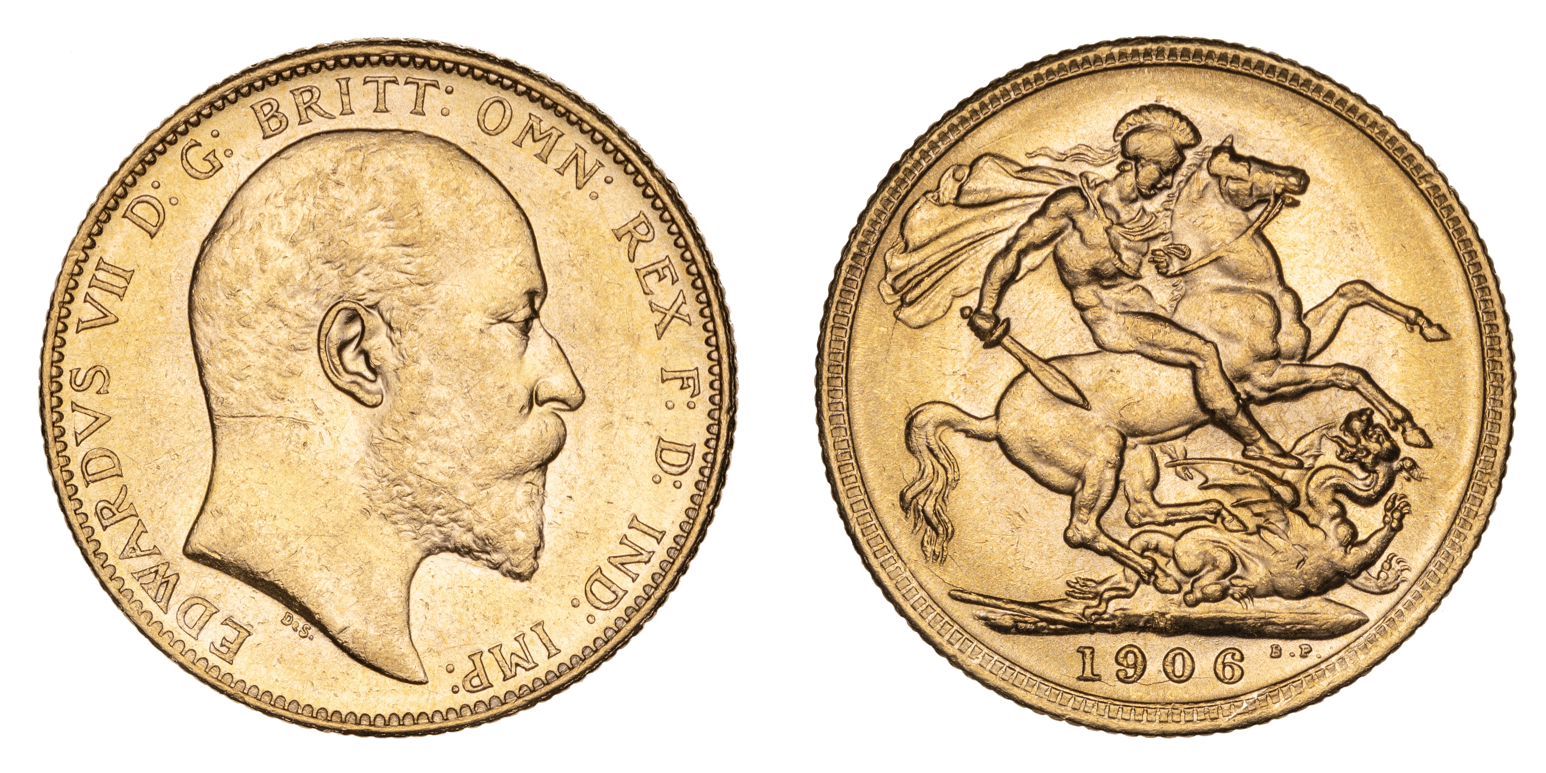 Edward VII, Sovereign, 1906-M, UNC
