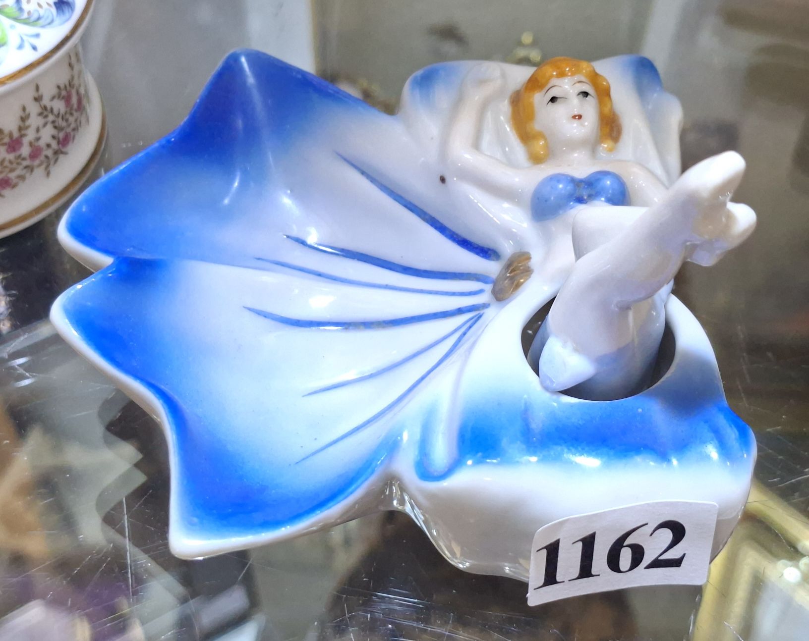 Art Deco Ceramic Lady Ashtray