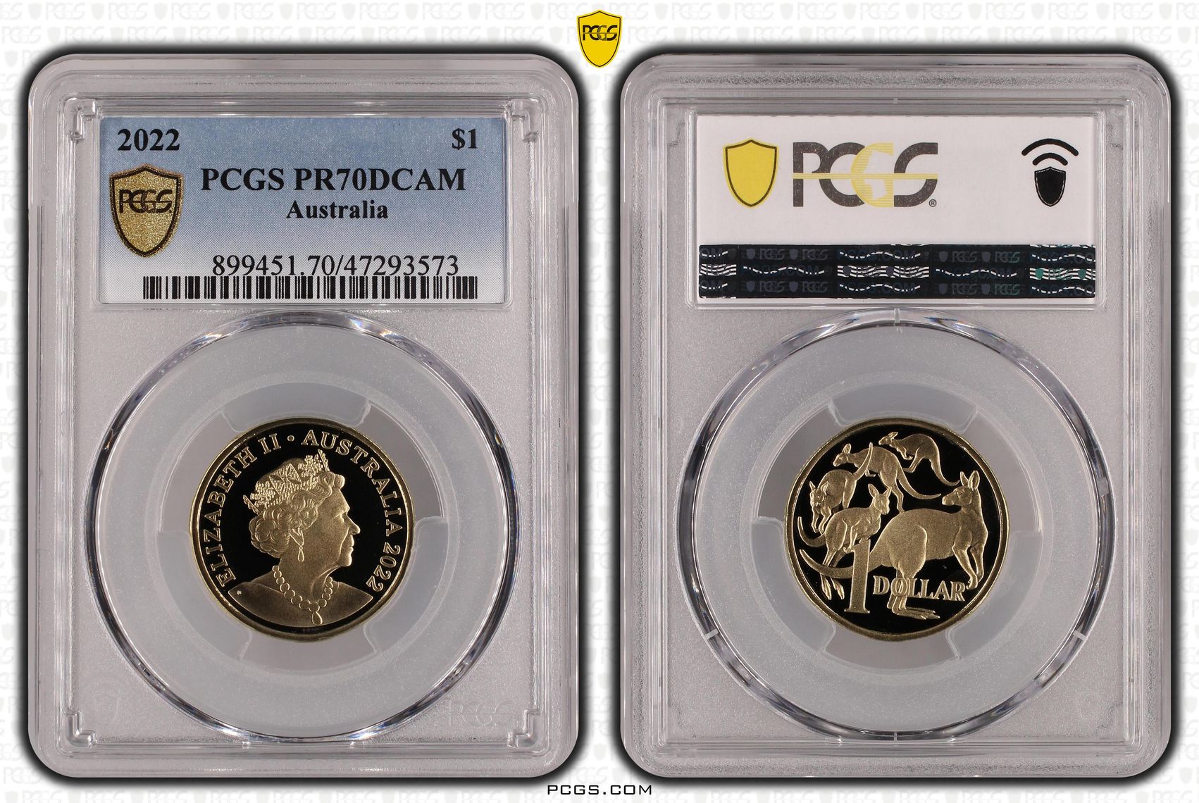 One Dollar, 2022, PCGS PR70DCAM