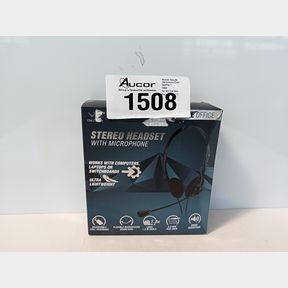 VOLKANO CHAT 2 AUX SERIES STEREO HEADSET WITH MICROPHONE