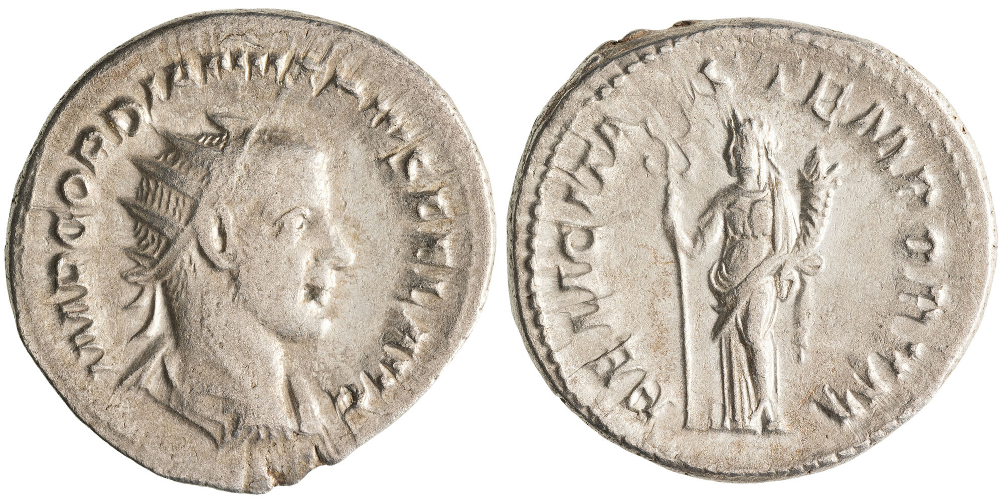 Gordian III, Antoninianus, 241 AD, gVF