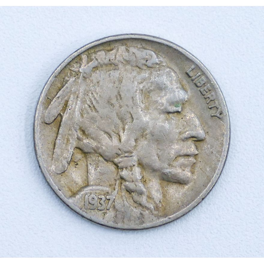 1937-D US 3 Legged Buffalo Nickel