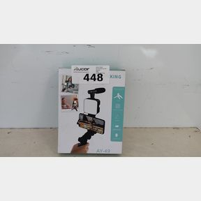 PROFESSIONAL VLOGGING KIT WITH TRIPOD LED VIDEO LIGHT AND PHONE HOLDER