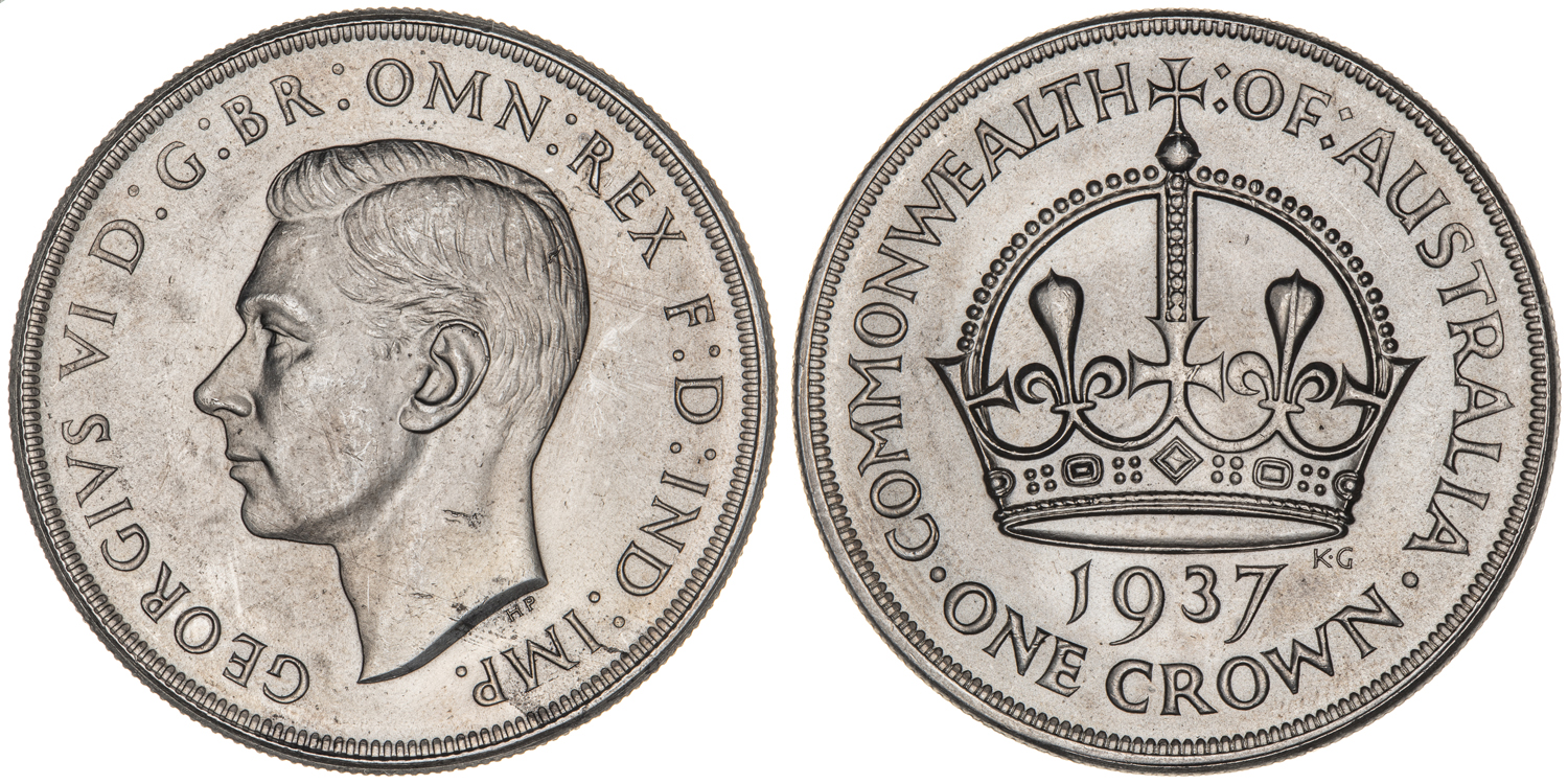 George VI, Crown, 1937, gEF