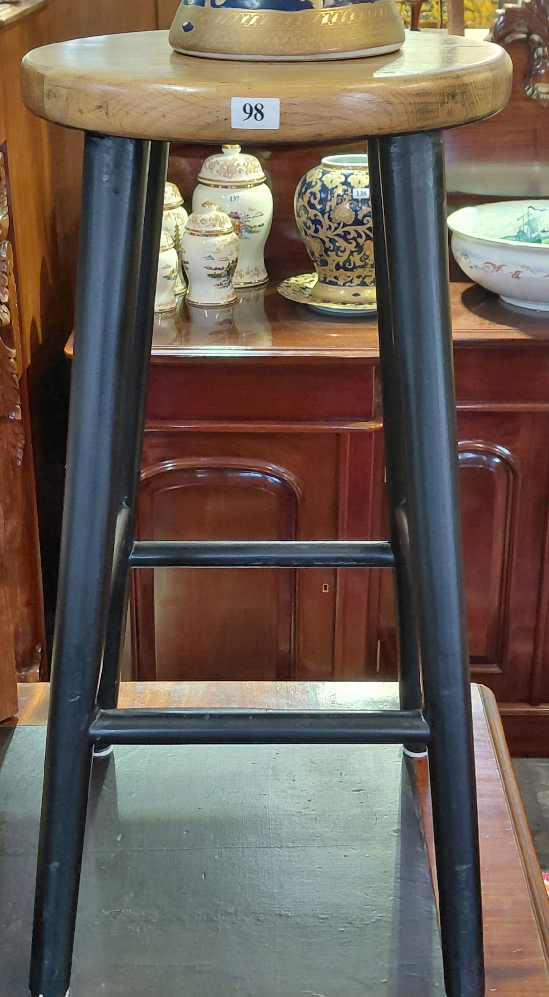 98 · PAIR OF STOOLS