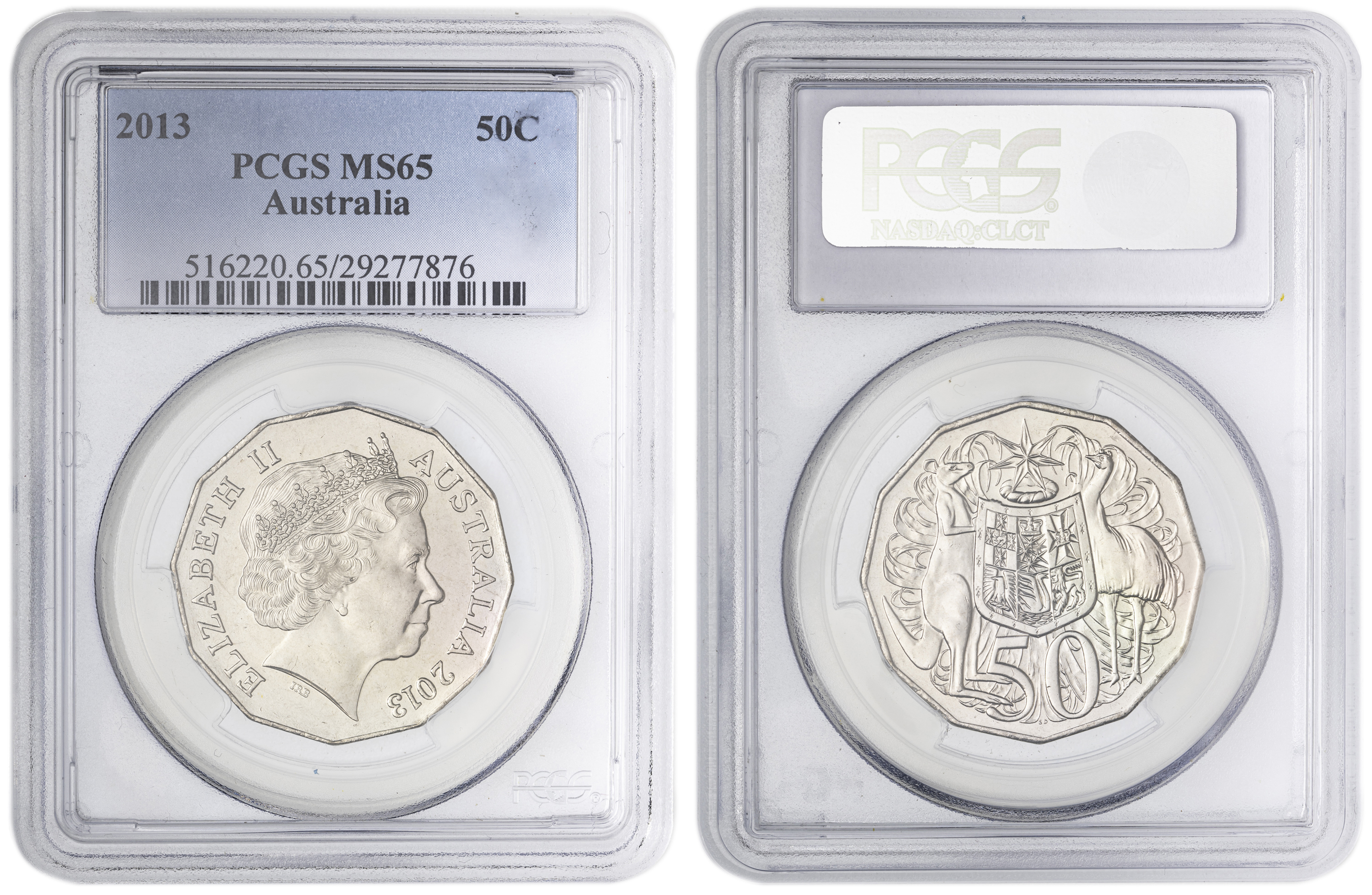 , Fifty Cent, 2013, PCGS MS65