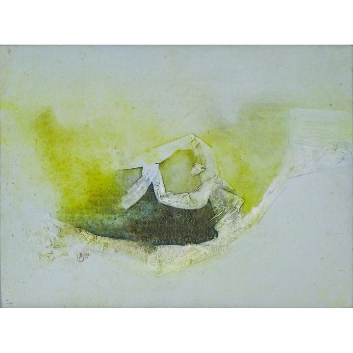 James Leong (1929-2011 American) ''Loss'' 1966 Mixed Media