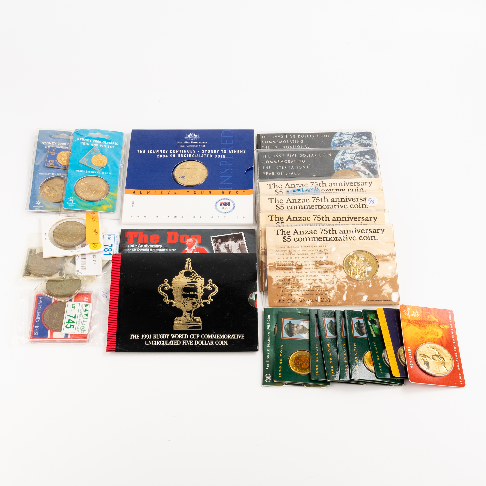 Elizabeth II, RAM - Miscellaneous, Five Dollars, 1988 - 2008, UNC