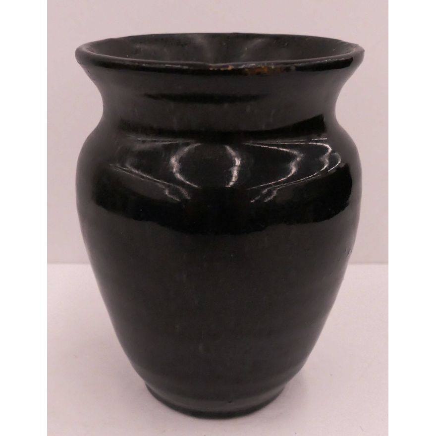 Bauer Matt Carlton Black Pottery 5.5'' Vase