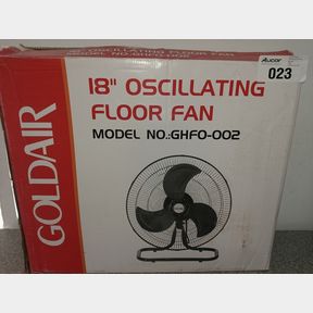 GOLDAIR - 18' OSCILLATING FLOOR FAN - GHFO-002